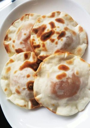 魚焼きグリル 餃子の皮deカボチャパイ風-レシピのメイン写真