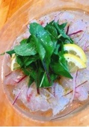 鯛のカルパッチョ-レシピのメイン写真