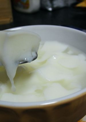 ＊あっとゆう間の杏仁豆腐風＊-レシピのメイン写真