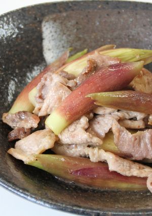 夏にピッタリ♪豚肉とみょうがの香り炒め-レシピのメイン写真