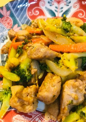 豚肉のオイスターソーズ＆XO醤の野菜炒め-レシピのメイン写真