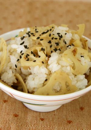 れんこんごはん-レシピのメイン写真