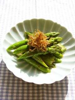 新発田産アスパラガスのじゃこ炒め-レシピのメイン写真