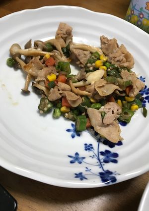 豚肉の醤油つゆ炒め-レシピのメイン写真