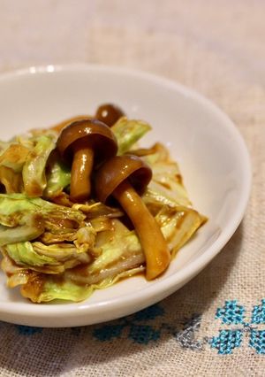 きのことキャベツの味噌炒め-レシピのメイン写真