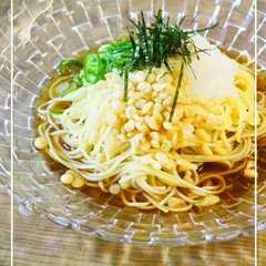 รูปของ 冷やしたぬきパスタ