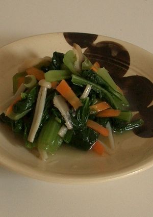 簡単に料亭の味！小松菜の煮浸し-レシピのメイン写真