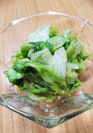 レタスの酢味噌あえ-レシピのメイン写真