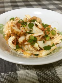 キムチと長いもとちくわの和え物-レシピのメイン写真