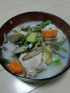鶏肉のミルクスープ-レシピのメイン写真