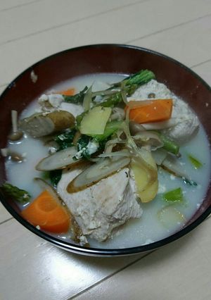 鶏肉のミルクスープ-レシピのメイン写真