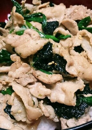 韓国風♪のり豚丼♥-レシピのメイン写真