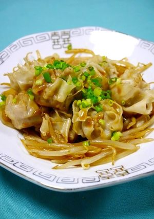 簡単！１鍋☆焼売ともやしのからし蒸し-レシピのメイン写真