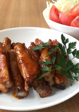 鶏手羽中のコチュジャン甘辛照り焼き-レシピのメイン写真