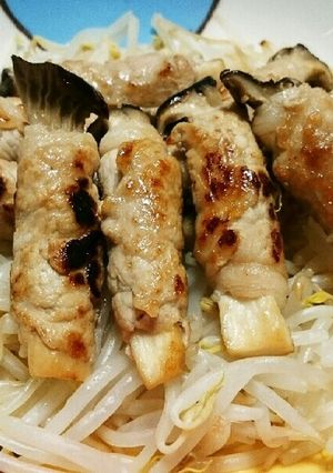 簡単 ポン酢で食べるエリンギの豚肉巻き-レシピのメイン写真