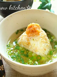 だし汁でいただく☆焼きおにぎり茶漬け-レシピのメイン写真
