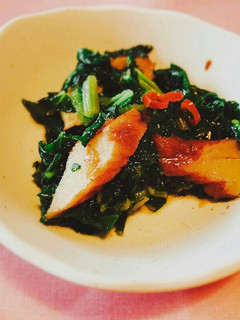 フキの葉の炒め煮-レシピのメイン写真