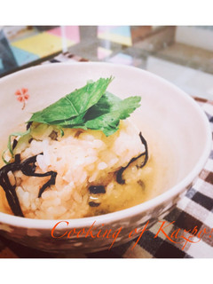 簡単!鰆おにぎり茶漬け♪-レシピのメイン写真
