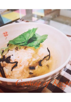 簡単!鰆おにぎり茶漬け♪-レシピのメイン写真