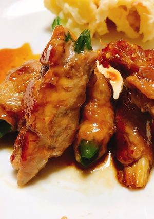スナップえんどうとえのきの豚肉巻き-レシピのメイン写真