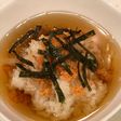 暑い日に!特製だしの冷たい麦茶漬け