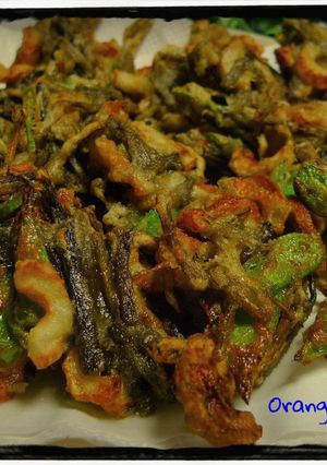ふきの佃煮リメイク♪春満喫かき揚げ✿-レシピのメイン写真