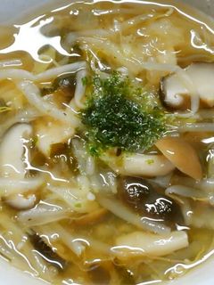 タンメン風!ニラもやしと白菜の野菜スープ-レシピのメイン写真