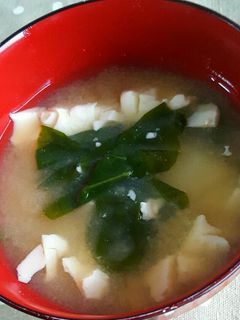 豆富とほうれん草のお味噌汁-レシピのメイン写真
