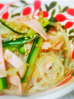 簡単!中華風♪春雨サラダ♪ダイエットに♪-レシピのメイン写真