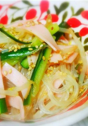簡単！中華風♪春雨サラダ♪ダイエットに♪-レシピのメイン写真