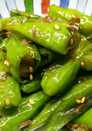 シシトウのおかか炒め胡麻の香り-レシピのメイン写真