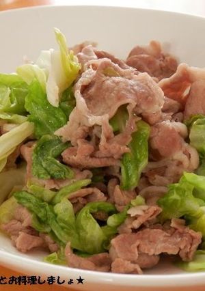 煎り酒で簡単★豚肉とキャベツの炒めもの-レシピのメイン写真