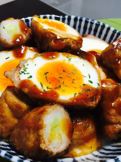 スコッチエッグ風!?葱と卵の豚ロース巻き-レシピのメイン写真