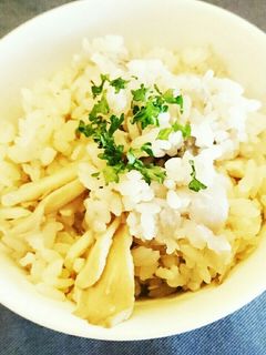 豚肉と舞茸のピラフ風炊き込みご飯-レシピのメイン写真