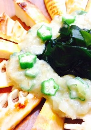 焼タケノコの洋風わさび味噌-レシピのメイン写真