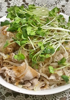 豚肉ともやしの甘辛ダレかけ-レシピのメイン写真