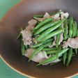 豚肉といんげんの塩炒め