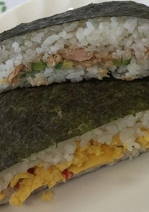 親子で作ろう！２種類のおにぎらず-レシピのメイン写真
