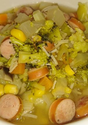 子供もバクバク！簡単！食べる野菜スープ-レシピのメイン写真