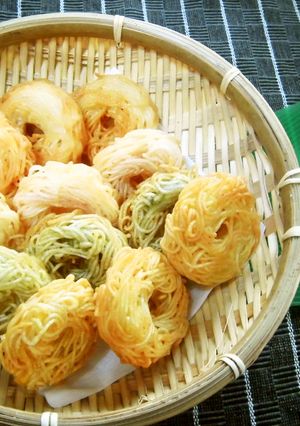 そうめんと天ぷら塩でドーナツスナック-レシピのメイン写真
