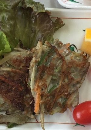 たっぷり野菜とギスのすり身焼き-レシピのメイン写真