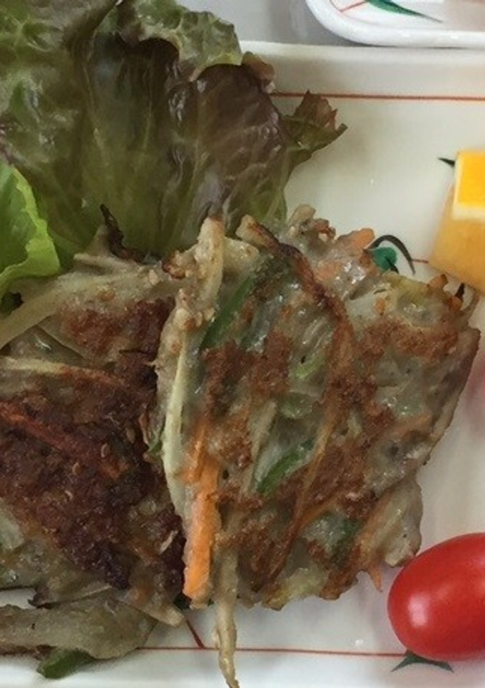 たっぷり野菜とギスのすり身焼き-レシピのメイン写真