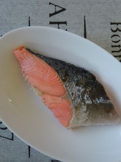 ふっくら~!茹で鮭♪-レシピのメイン写真