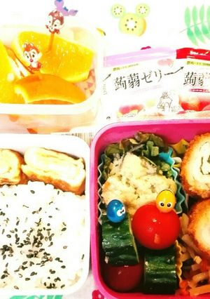 中学生女子　時短　簡単弁当143-レシピのメイン写真
