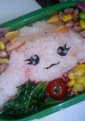 Yes!プリキュア5簡単キャラ弁-レシピのメイン写真
