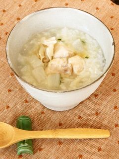大根と鶏肉の中華粥-レシピのメイン写真