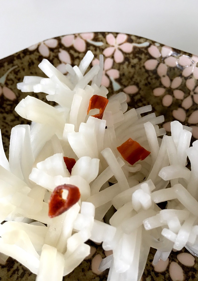 ♪花咲き大根の甘酢漬け♪-レシピのメイン写真