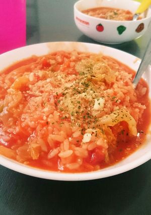 ランチにも◎簡単トマト缶リゾット-レシピのメイン写真