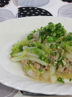 白菜と豚ひき肉炒め-レシピのメイン写真