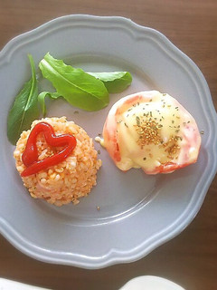 5分でトロたまチートマトとトマトリゾット-レシピのメイン写真